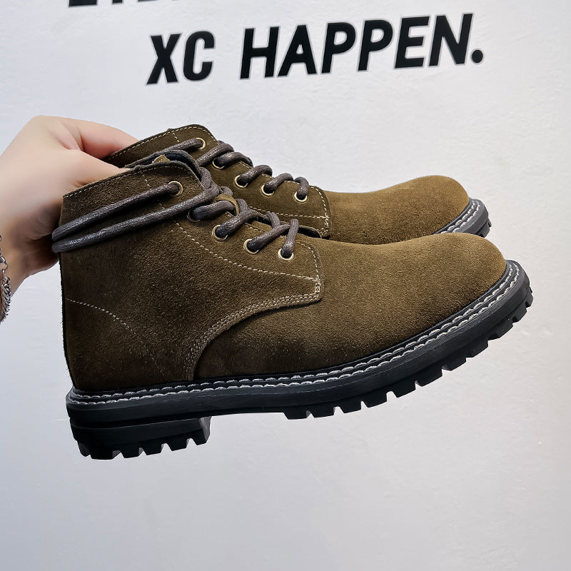 Retro Fashion Suede Joker Martin Style Boots