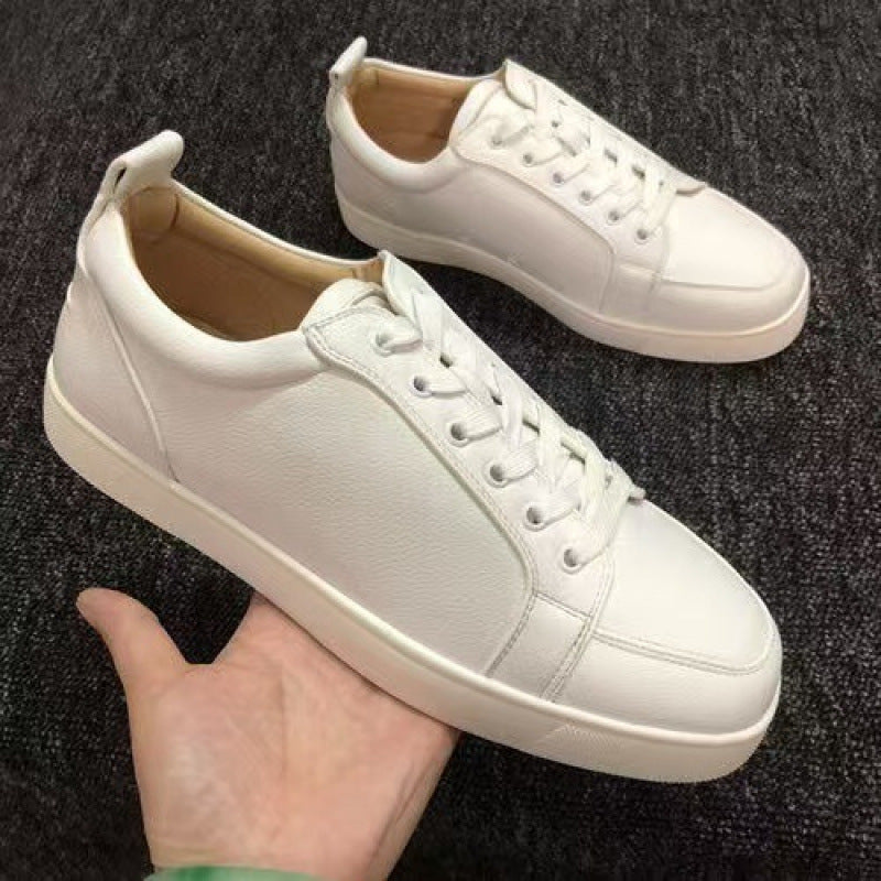 Men's Bottom Low Top Couple Trend Rivet Lace Men's Shoes