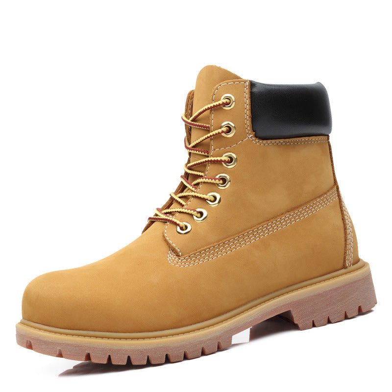 Women's & Men's Top Working Wear Worker Waterproof Martin Layer Boots