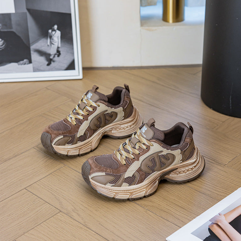 Women's Dad Breathable Autumn Leisure Jogging Mesh Fashion Women's Sports Shoes