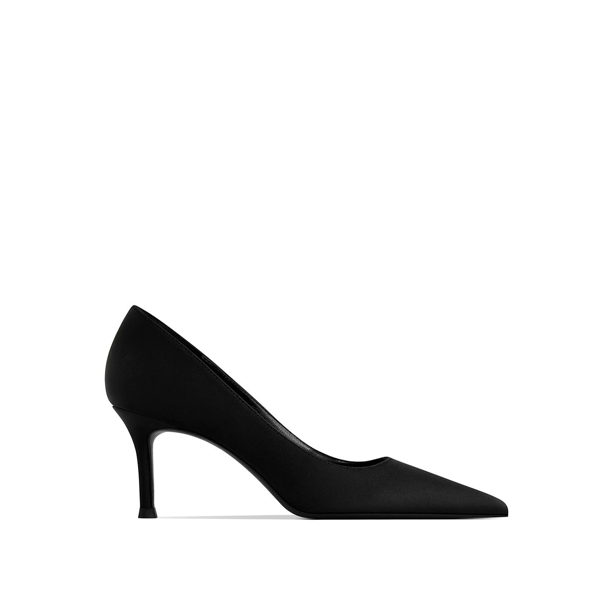Women's Champagne High Stiletto Sexy Pointed Black Women's Fashion Shoes