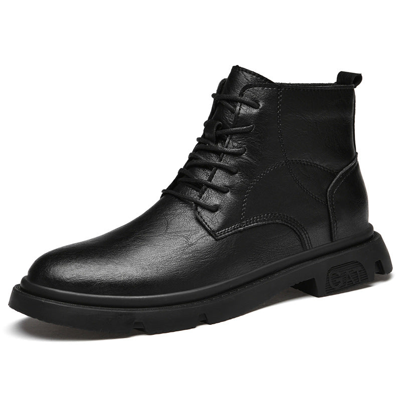 Men's Autumn Elevator Breathable British Height Increasing Men's Shoes
