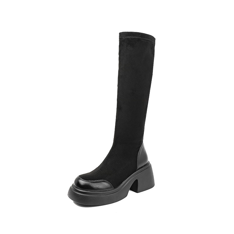 Women's Over The Knee Martin For High-heel Platform Ankle Boots