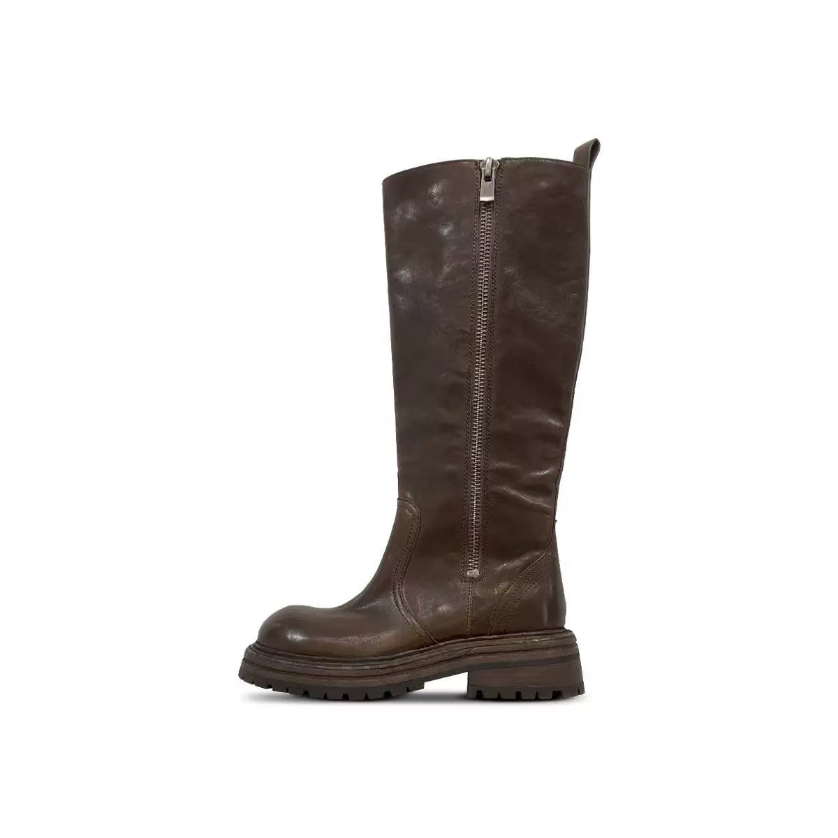 Women's Pick Leg Circumference High Fat Thick Raise The Bottom Black Boots
