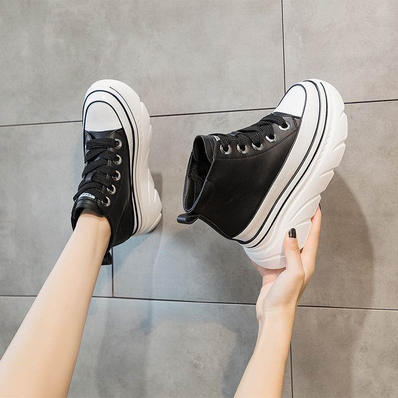 Women's Skate Height Increasing Insole White Small Women's Sports Shoes
