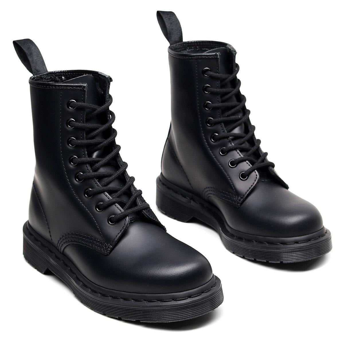 Women's & Men's Black Line Short Round Toe Fashion Haulage Boots