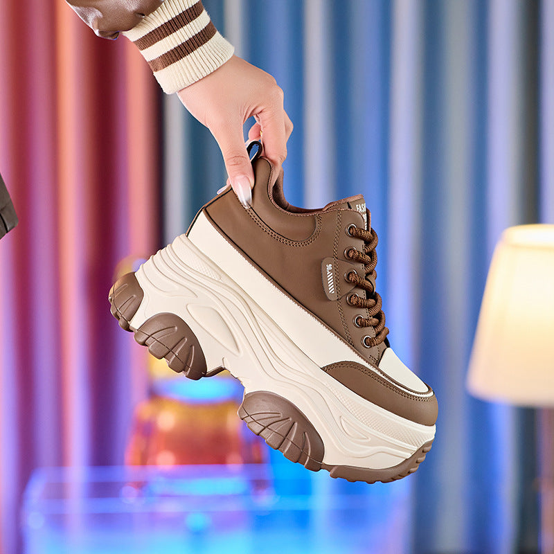 Women's Height Increasing Winter Short Platform Cm Sports Casual Shoes