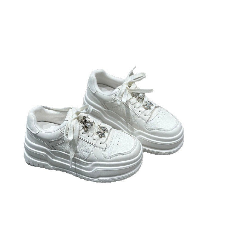 Women's Ni Thick-soled White Wild Super Nice Women's Casual Shoes