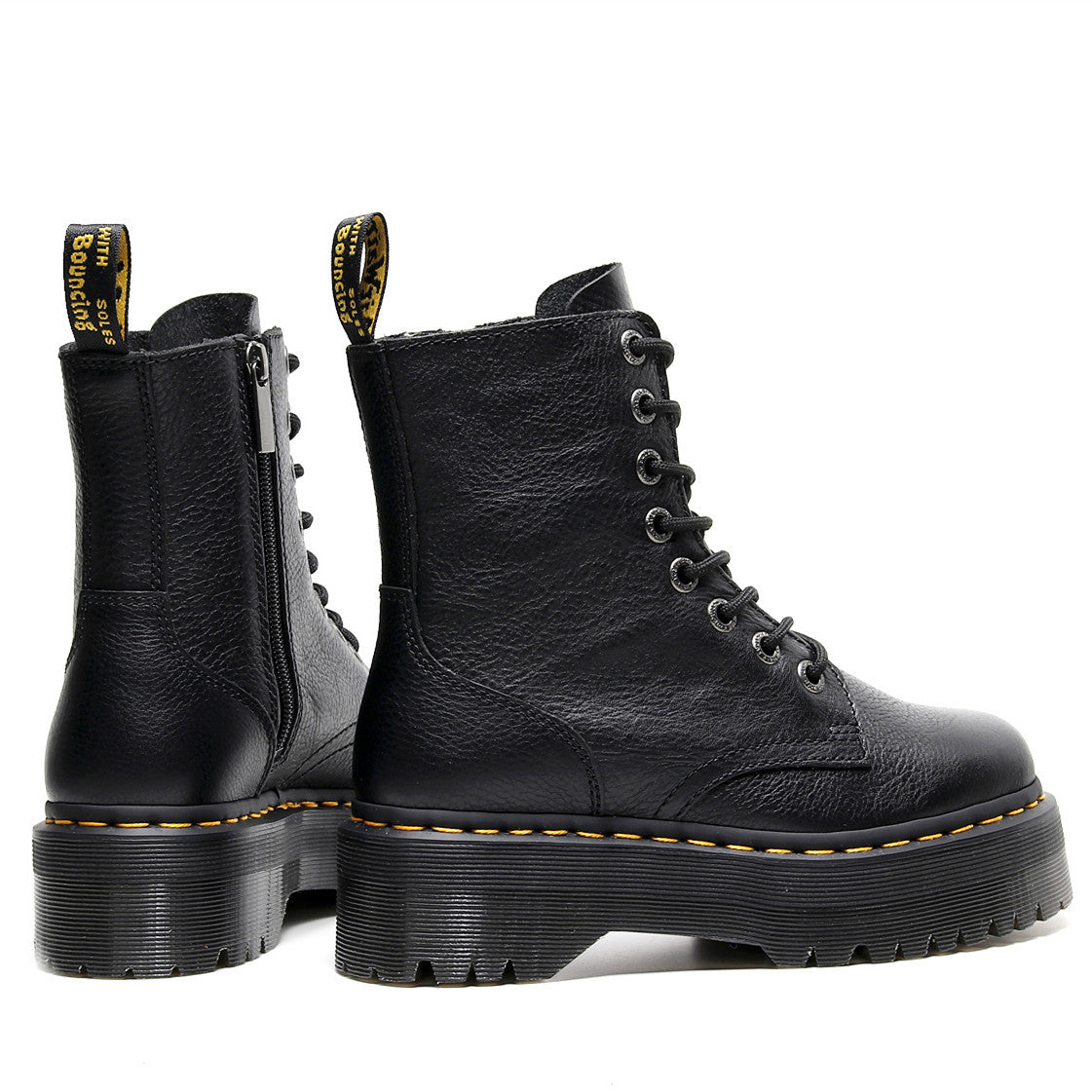 Women's & Men's Martin Side Zipper Lychee Pattern Ankle Women's Leather Boots