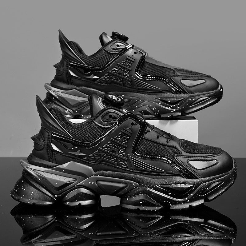 Male Youth Less Dad Second Generation Couple Rotating Button Men's Sports Shoes