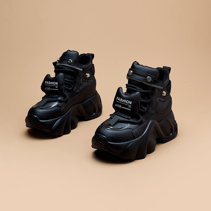 Women's Dad Slim Feet Raise The Bottom Sports Casual Shoes