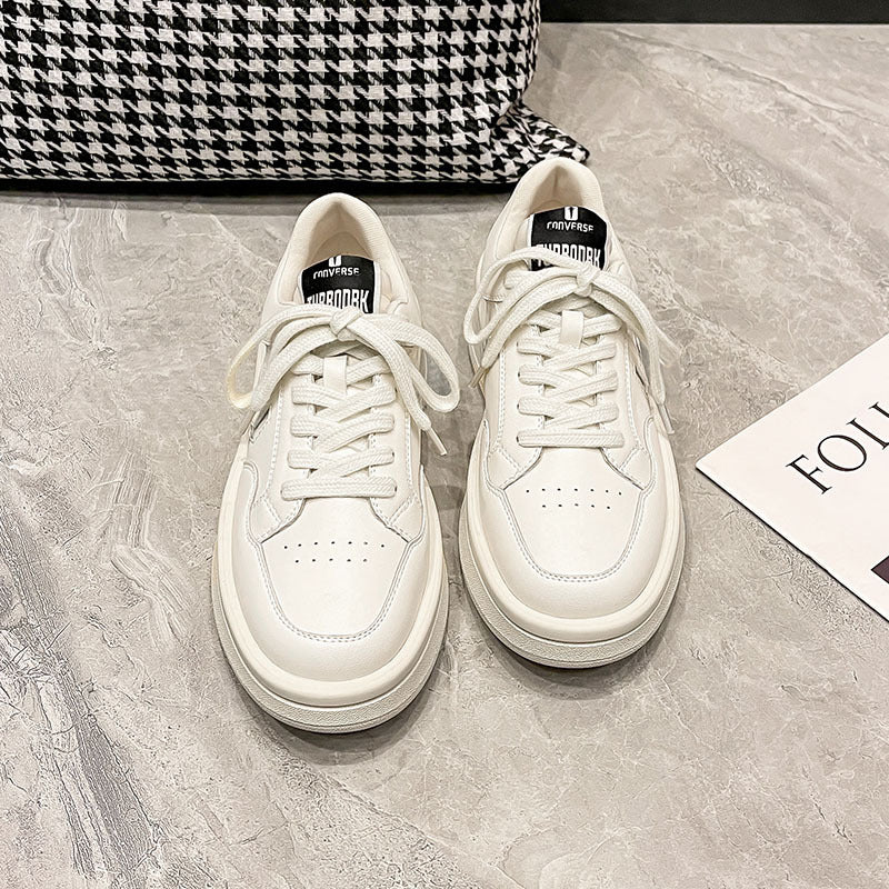 Women's Platform White Summer Leisure Height Increasing Insole Black Sports Casual Shoes