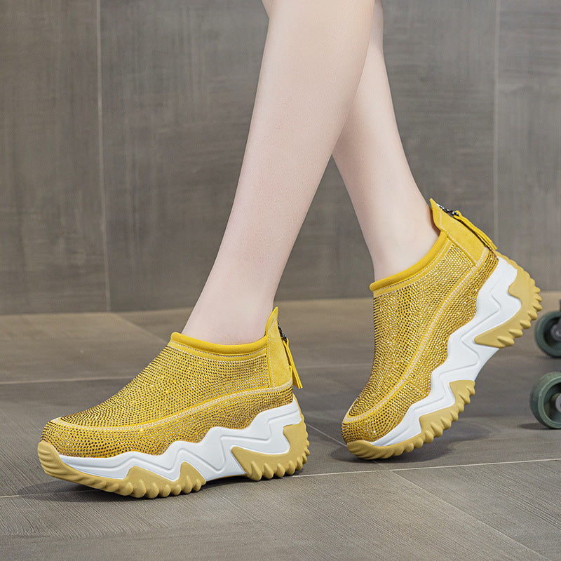 Charming Durable Breathable Platform Elevator Wild Women's Casual Shoes