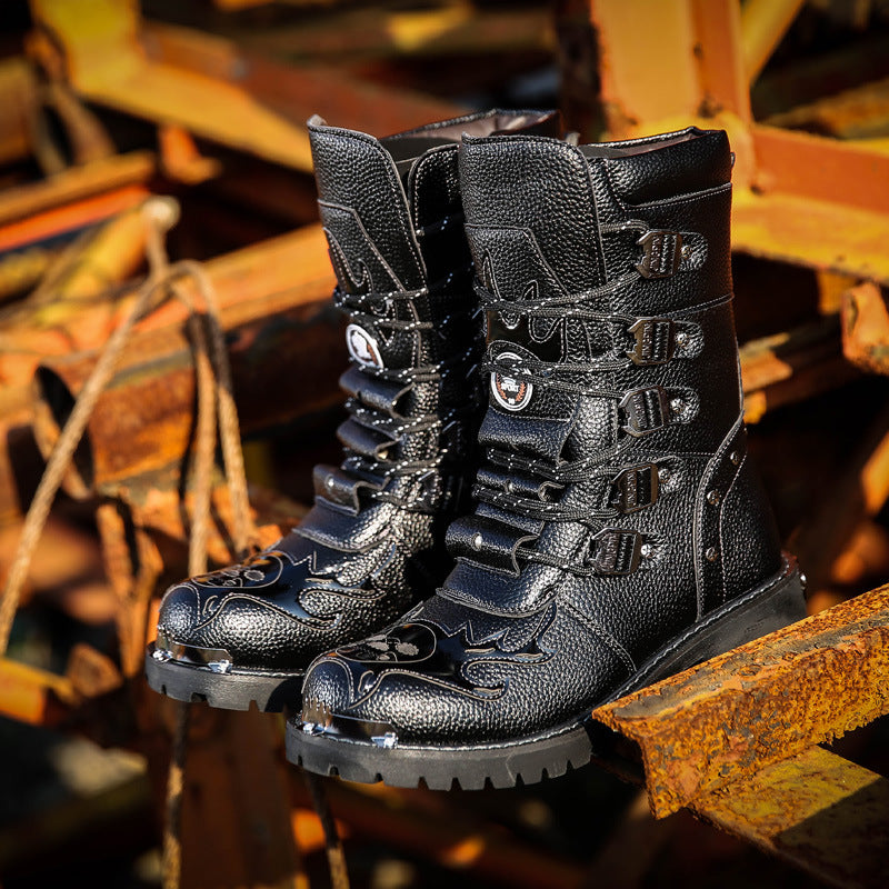 Attractive Men's Military Male Martin Combat Boots