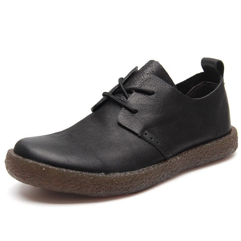 Men's Spring Slip-on Real Matte Lazy Tendon Men's Shoes