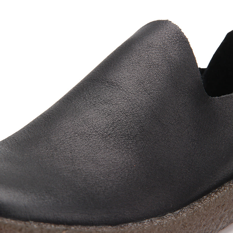 Men's Spring Slip-on Real Matte Lazy Tendon Men's Shoes