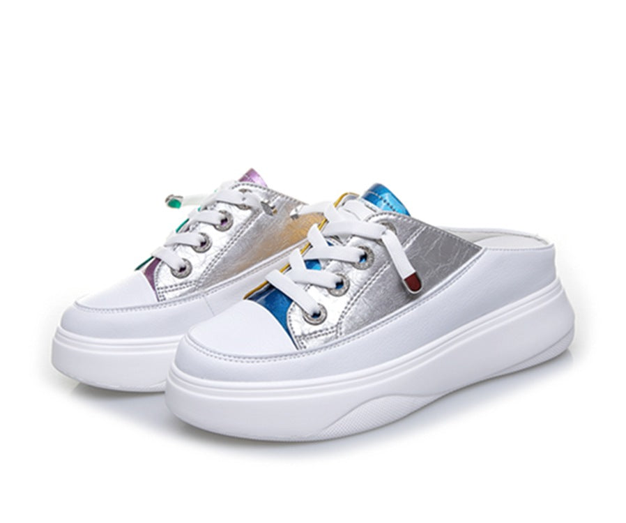Women's Half Summer Wear Fashionable Thick-soled Lazy Women's Casual Shoes