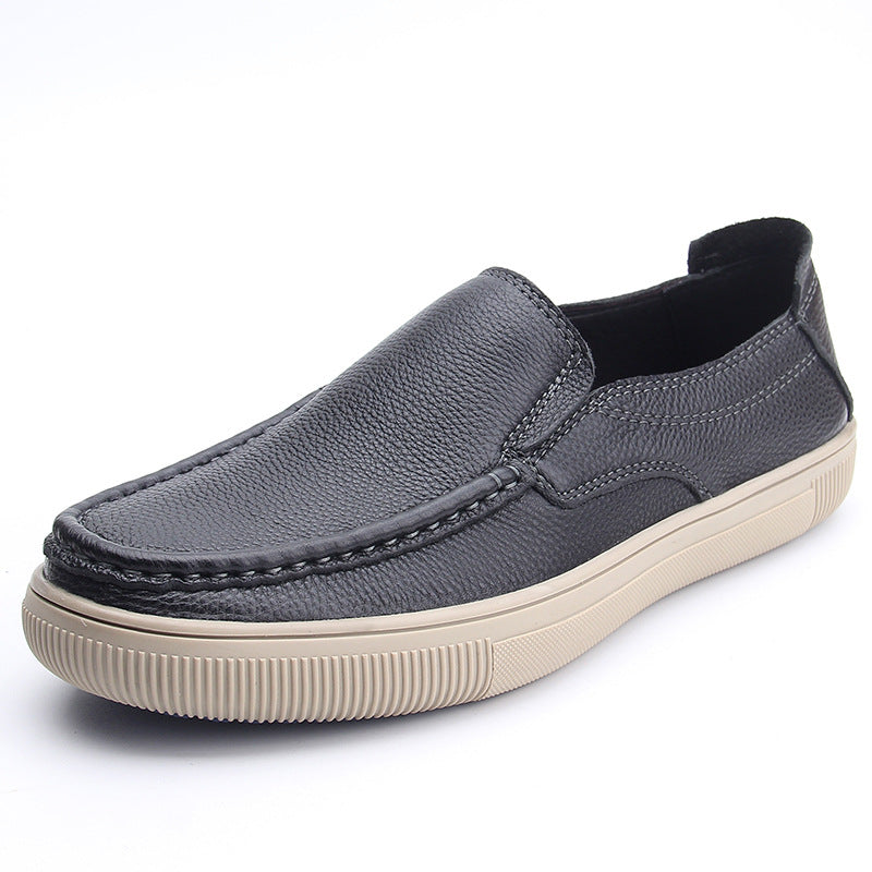 Men's Original Single Board Top Layer Cowhide Soft Men's Casual Shoes