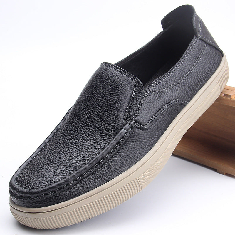 Men's Original Single Board Top Layer Cowhide Soft Men's Casual Shoes