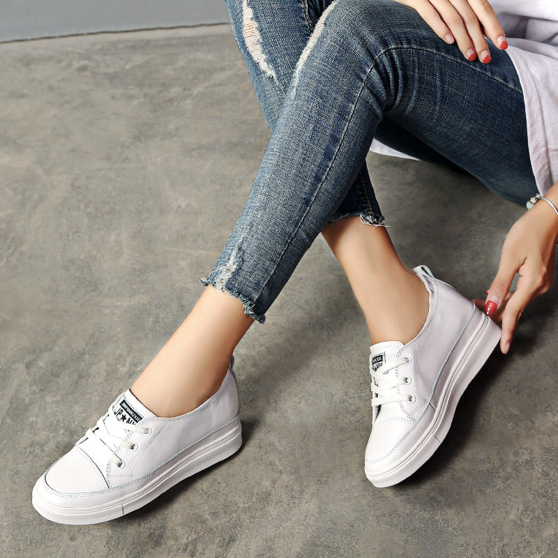 Shallow Mouth Leisure Flat Bottom Slip-on Pumps Women's Casual Shoes