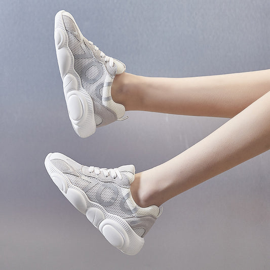 Women's Genuine Breathable Clunky Summer Mesh Lovers Sneakers