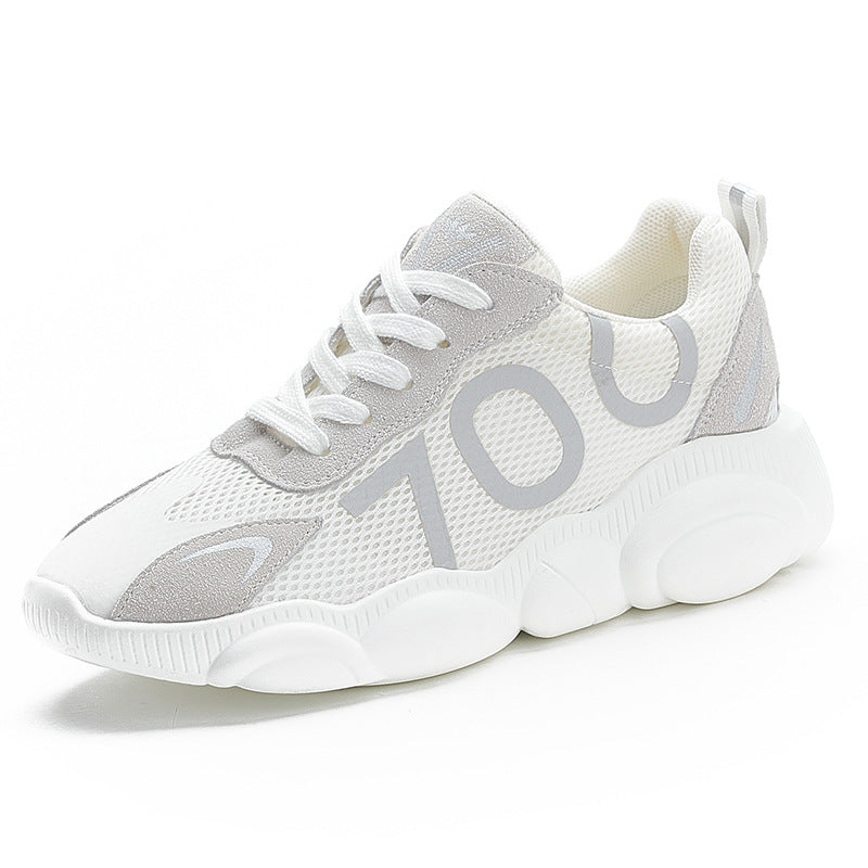 Women's Genuine Breathable Clunky Summer Mesh Lovers Sneakers
