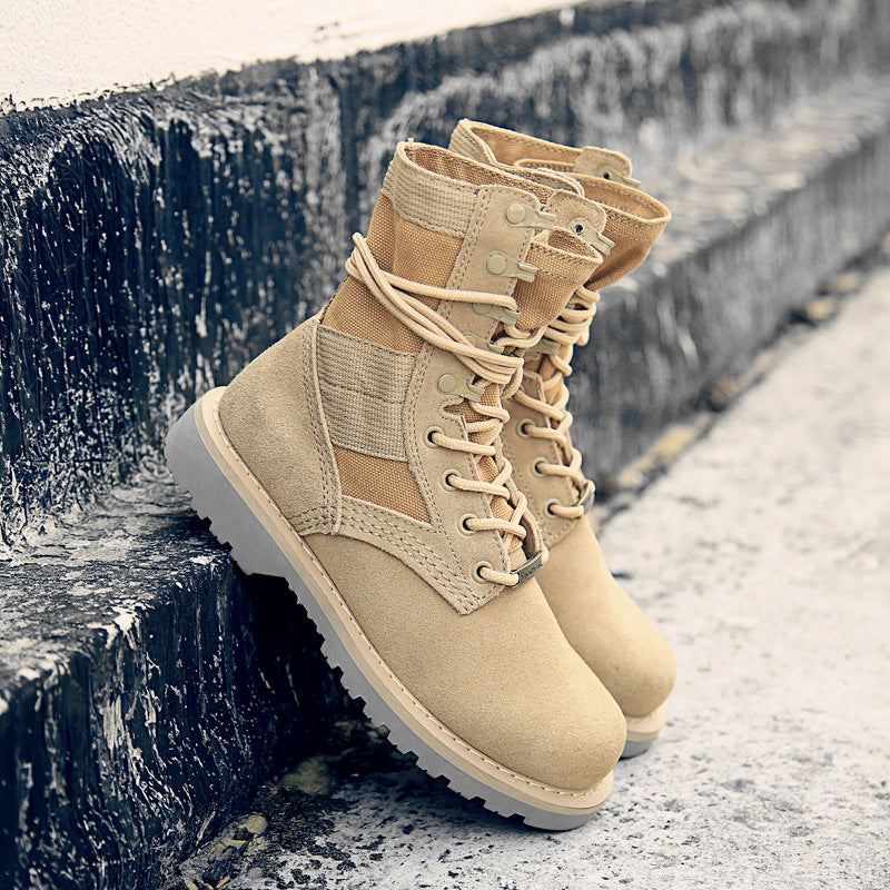 Women's Wear Fashionable Comfortable Wolf Warriors Desert Women's Leather Boots