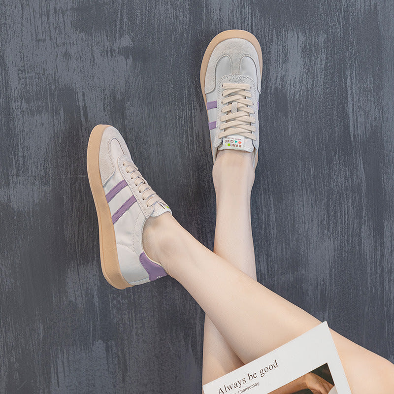 Women's Genuine German Training Flat Breathable Fashionable Thin Soft Bottom Women's Casual Shoes