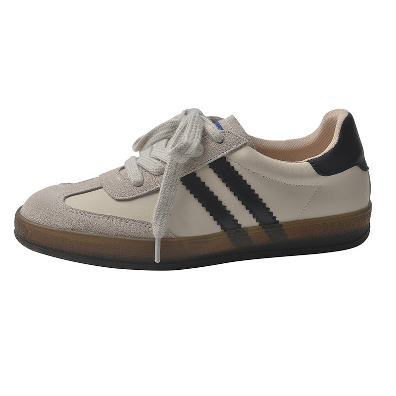Women's Large Size Flat Bottom Skate German Sports Casual Shoes