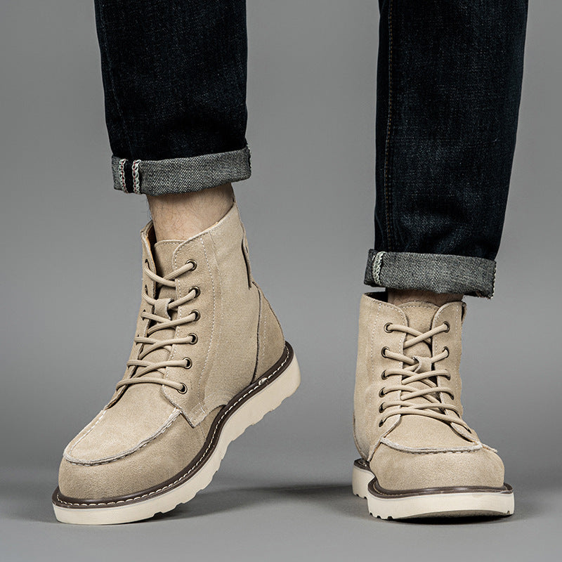 Men's Clothes Plus Size Special Vintage Martin Men's Leather Boots