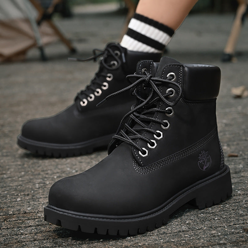 Men's Worker Couple British Ankle Fashionable Large Snow Boots