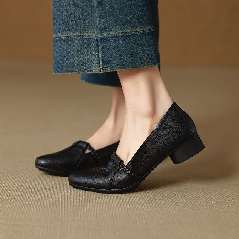 Women's Soft Bottom Pointed Toe Low Shallow Mouth Women's Fashion Shoes