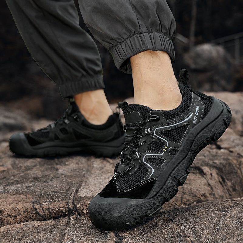 Men's Summer Mesh Soft Bottom Mountaineering Portable Outdoor Casual Shoes