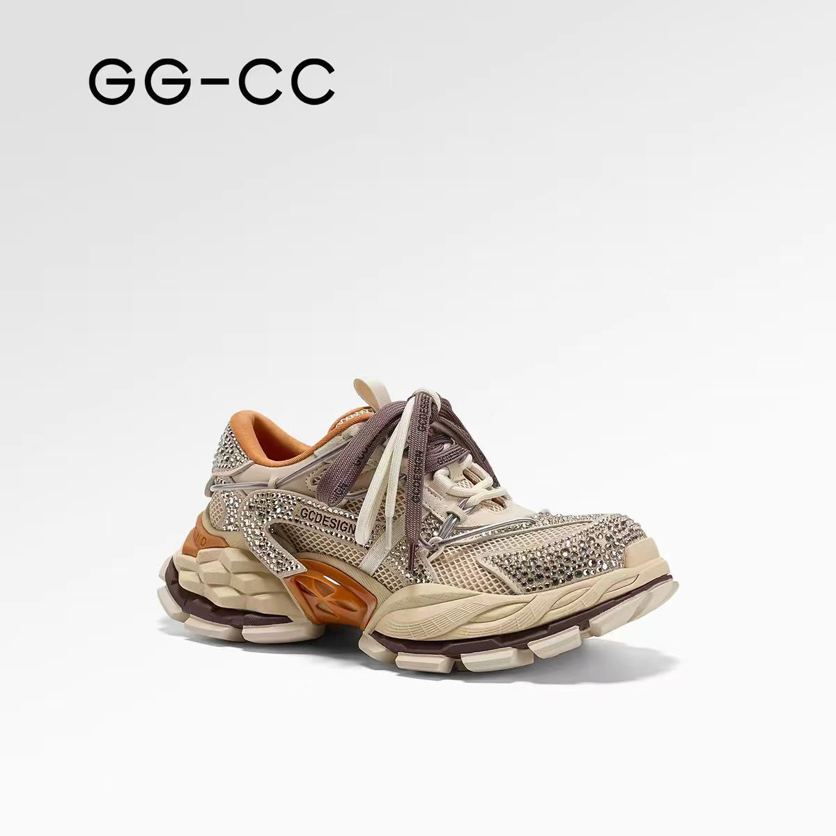 Women's Retro Contrast Color Dad Spring Versatile Platform Women's Sports Shoes