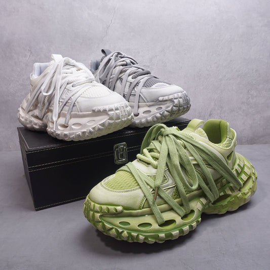 Men's Super Hot Dad Fashion Niche Platform Inner Men's Sports Shoes