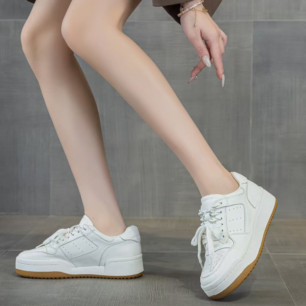 Fashion Autumn White Comfort Board Platform Women's Casual Shoes