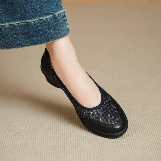 Women's Thick Bottom Chunky Soft Not Tired Women's Fashion Shoes