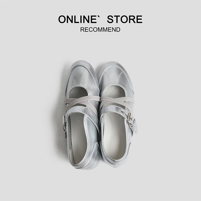 Version Height Increasing Insole Ballet Shallow Women's Casual Shoes