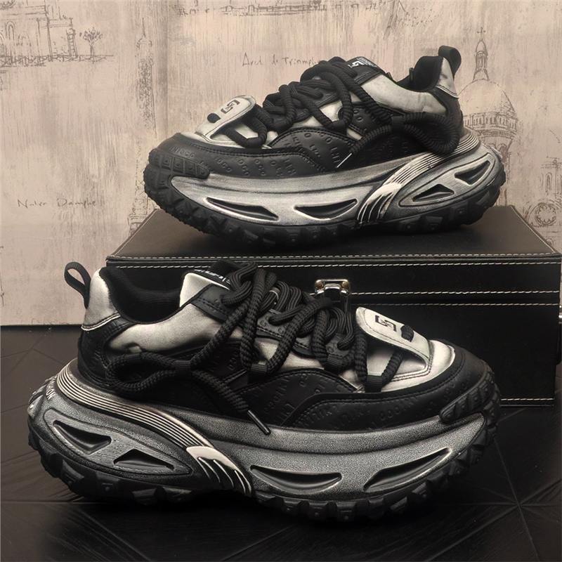 Men's Thick Bottom Dad Retro Fashion Trends Men's Sports Shoes