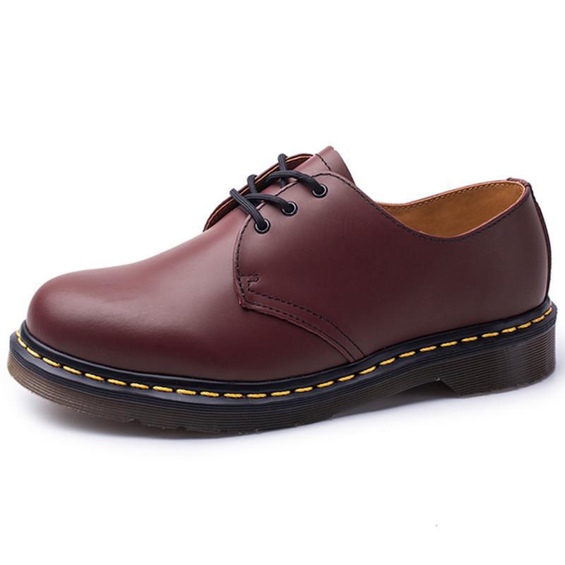 Women's & Men's Authentic British Style Plus Size Short Women's Leather Boots