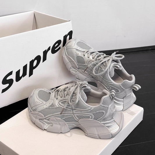 Women's Octopus Paris Mesh Heightened Daddy Spring Fashion Women's Sports Shoes