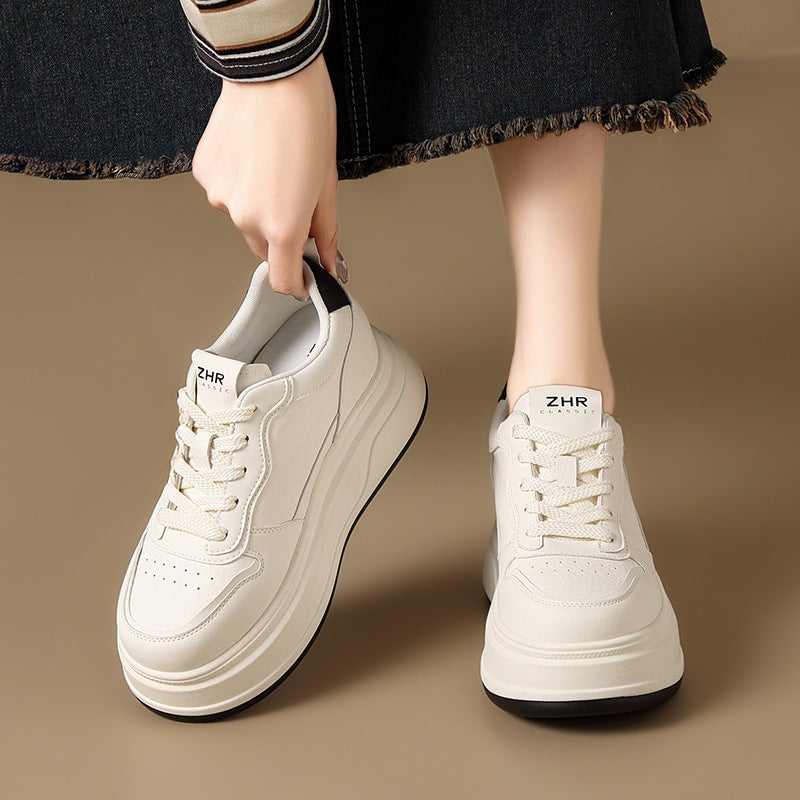 Platform Hidden White Portable Small Sports Women's Casual Shoes