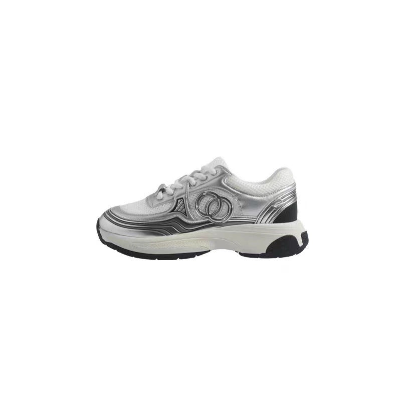 Style Sier Horn King Dad Platform Couple Elevator Wild Women's Sports Shoes
