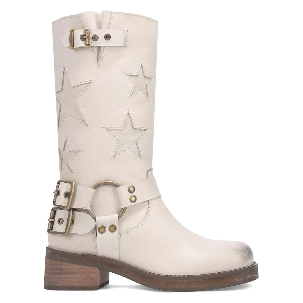 Women's Knee-high Belt Buckle Chunky Plus Size Fashion Women's Leather Boots
