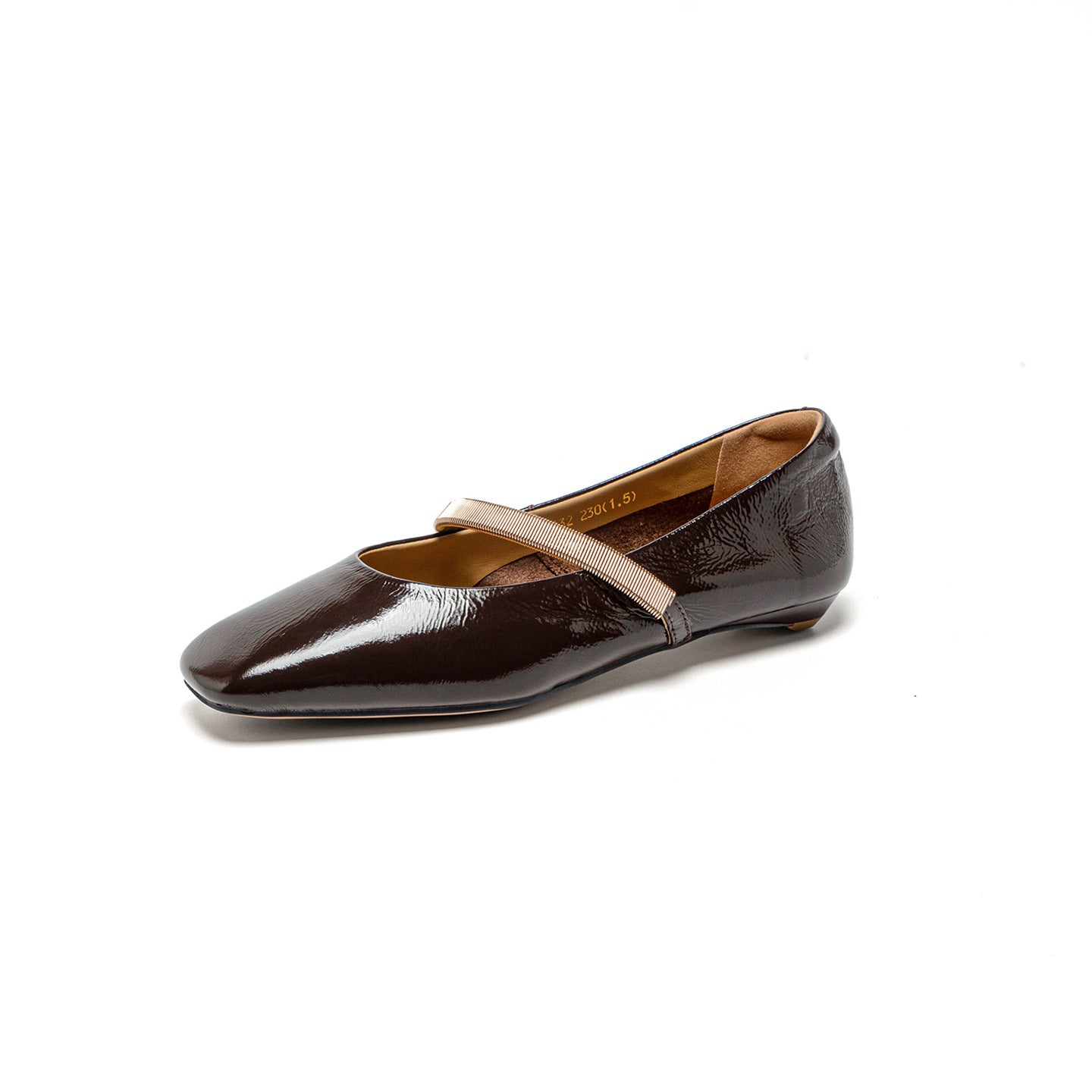 Women's Mary Jane Shallow Mouth Spring Retro Square Toe Soft Bottom Women's Fashion Shoes