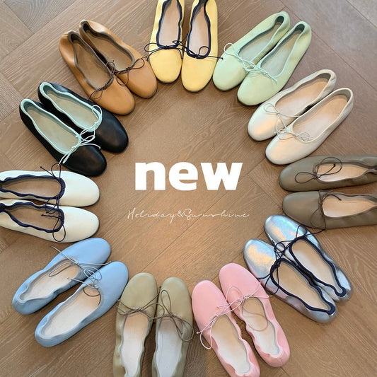 Women's Soft Soled Flats Shallow Mouth Ballet Small Single-layer Women's Fashion Shoes