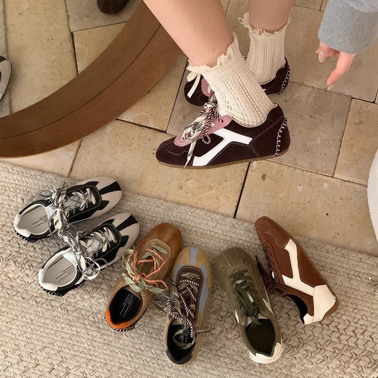 Women's Full Cowhide Billy German Training Outdoor Retro Pairs Women's Sports Shoes