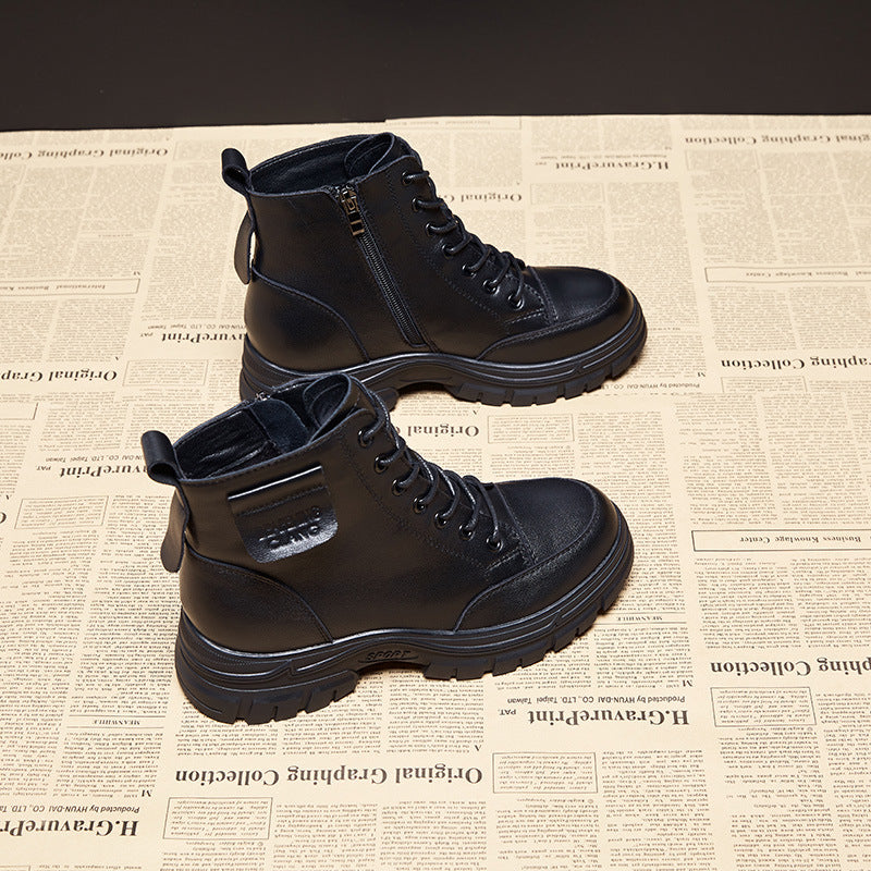 Women's Handsome Round Toe Martin Trendy Sweet Cool Boots