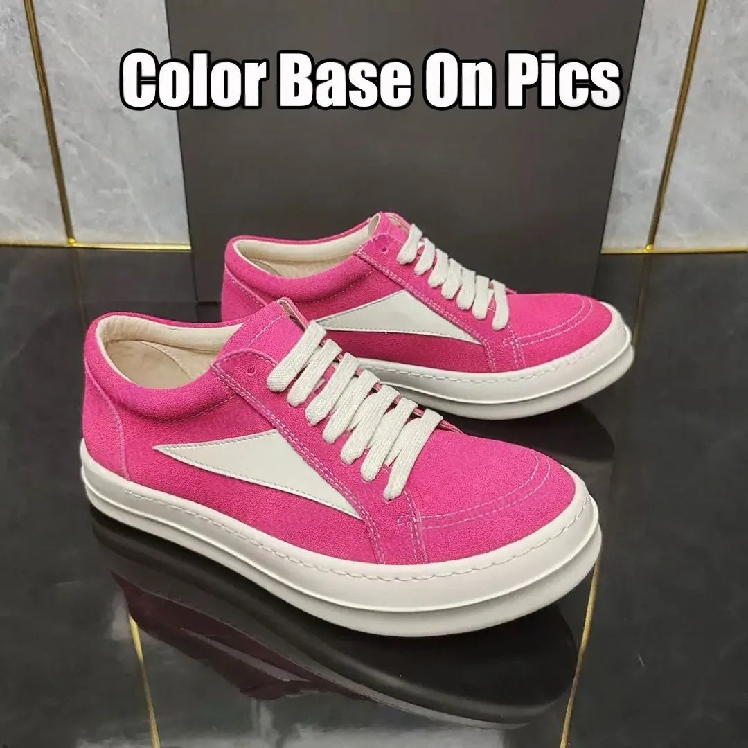 Platform Height Increasing Round Toe High Version Comfortable Casual Shoes