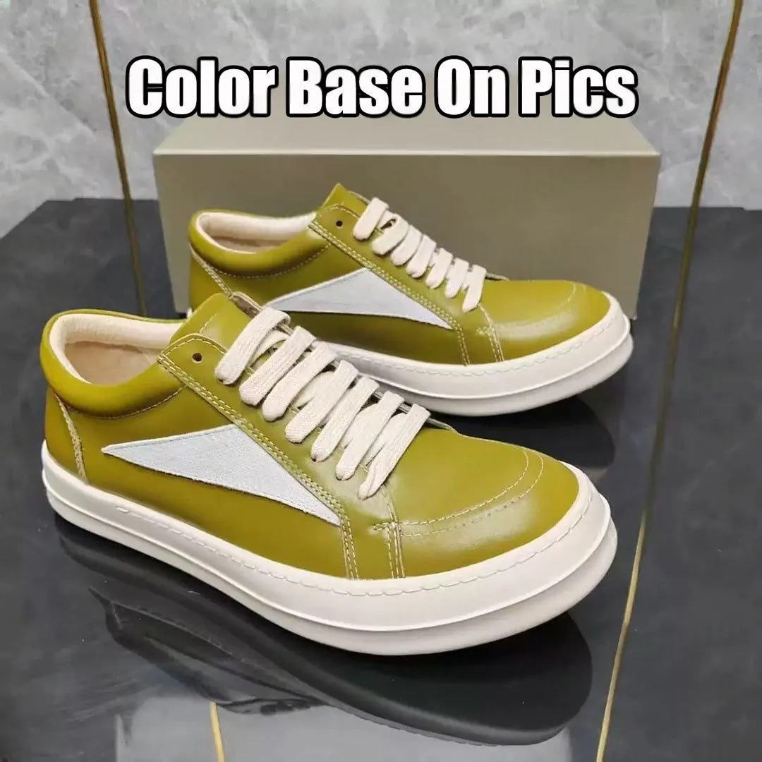 Platform Height Increasing Round Toe High Version Comfortable Casual Shoes